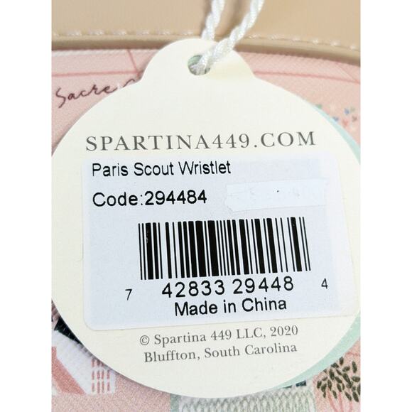 New Spartina 449 Paris Map Clutch Wristlet Wallet Fashion Buildings Horse Cute - Picture 10 of 10